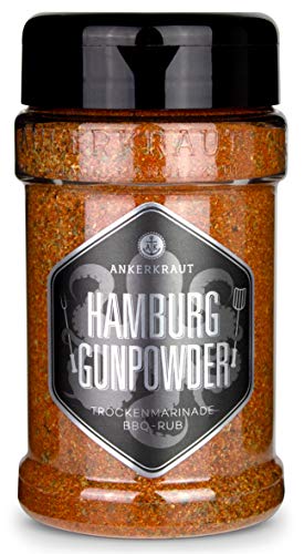 Ankerkraut Hamburg Gunpowder, Rub Gewürzmischung, der Ankerkraut Haus-Rub, 200g im Streuer von Ankerkraut