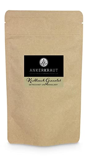 Ankerkraut Knoblauch Granuliert Gewürz, 250g im Beutel, Leicht Zu Dosieren, 100% Natürlich Ohne Zusätze, Lecker Kochen, Zuckerfrei von Ankerkraut