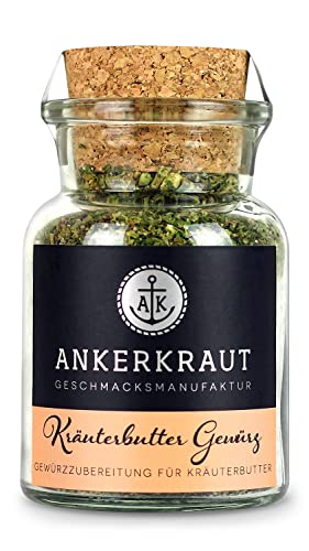 Ankerkraut Kräuterbutter Gewürz, Kräuterbutter selber machen, 65g im Korkenglas von Ankerkraut