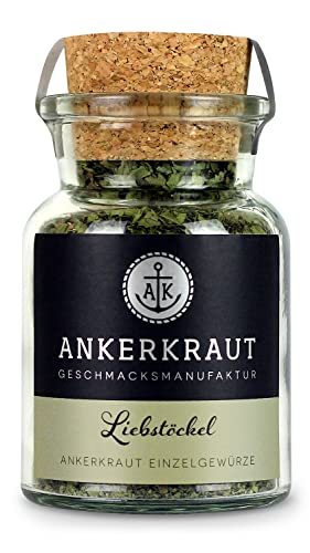 Ankerkraut Liebstöckel, Gewürz, getrocknet und gerebelt, 15g im Korkenglas von Ankerkraut