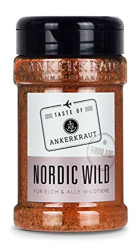 Ankerkraut Nordic Wild, Gewürz für Wild, wie Hirsch, Elch und Rentier, Taste of Finnland, 200 g im Streuer von Ankerkraut