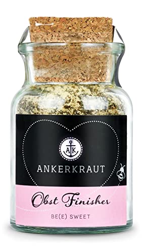 Ankerkraut Obst Finisher Gewürz, Zucker Mischung für Obstsalat, 115 g im Korkenglas von Ankerkraut