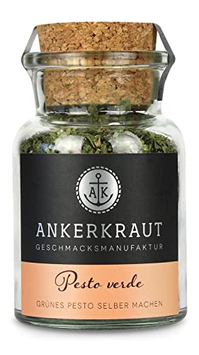 Ankerkraut Pesto Verde, 30g im Korkenglas, Gewürzmischung zum Zubereiten von grünem Pesto von Ankerkraut