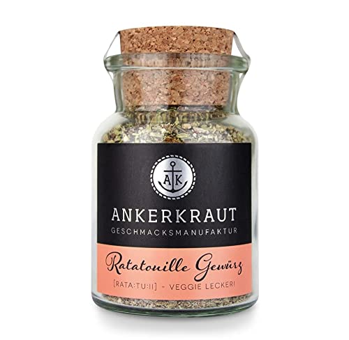 Ankerkraut Ratatouille Gewürz, 80g im Korkenglas, Würz-Mischung mit Lecker Geschmack und Aroma von Ankerkraut