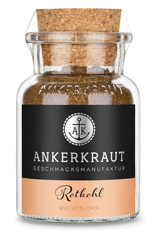 Ankerkraut Rotkohl, Mischung würzender Zutaten mit Pfeffer und Zimt, 70 g im Korkenglas von Ankerkraut