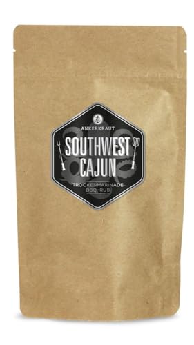 Ankerkraut Southwest Cajun Gewürzmischung, BBQ Rub Gewürzmischung zum Zubereiten von Gumbos und Jambalaya Gerichten, 250g im Beutel von Ankerkraut