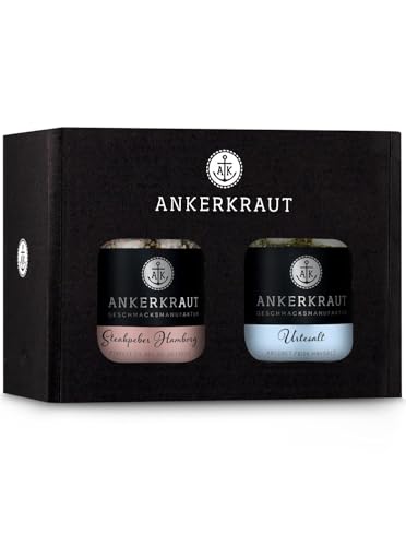 Ankerkraut Steaksæt, steakpeber Hamborg og urtesalt til den perfekte bøf eller steak von Ankerkraut