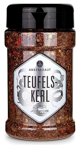 Ankerkraut Teufelskerl, sehr scharfe Gewürzmischung, 170g im Streuer von Ankerkraut