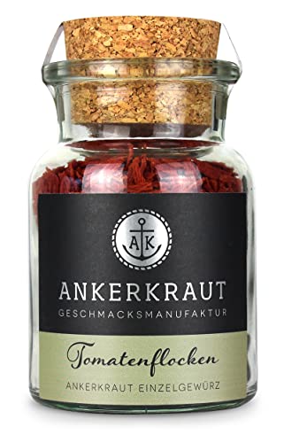 Ankerkraut Tomatenflocken, walzengetrocknete Tomaten-Chips, 55g im Korkenglas von Ankerkraut