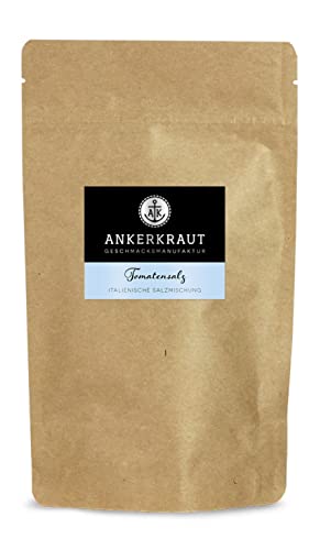 Ankerkraut Tomatensalz Gewürz, 300g im Beutel, Salt mit Tomate-Geschmack, Zuckerfrei, Pizza, Salat, Fleisch Einfach Würzen, Lecker Kochen in Premium Qualität von Ankerkraut