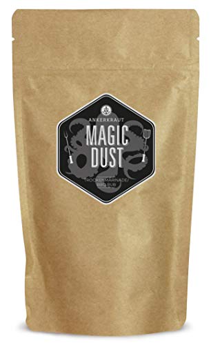 Ankerkraut Magic Dust, BBQ-Rub, Marinade für Fleisch, Gewürzmischung zum Grillen, 250g im aromadichten Beutel zum Nachfüllen von Ankerkraut