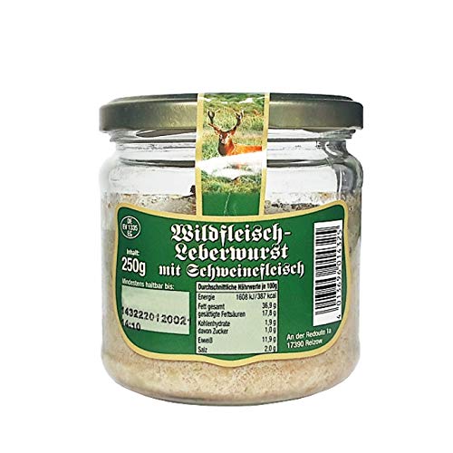 Wildfleisch Leberwurst - Anklam 250g von Anklamer Fleisch und Wurstwaren GmbH