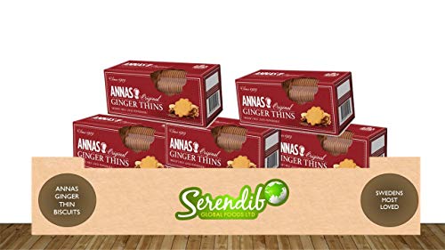 Annas Swedish Original Ingwerdünnen, 5 Stück à 150 g | Schwedens liebste Pfefferakka | Traditionelle Kekse | Seit 192 von Anna's