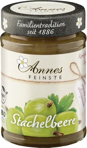 Annes Feinste Bio Stachelbeer Konfitüre extra 2 x 225 gr von Annes Feinste