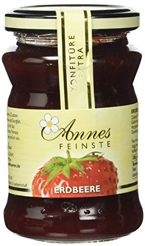 Annes Feinste Erdbeer Konfitüre extra, 3er Pack (3 x 225 g) von Annes Feinste