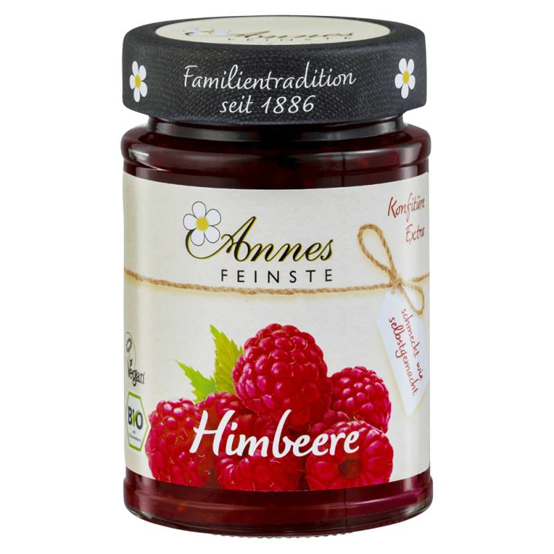 Bio Himbeer Konfitüre extra von Annes Feinste