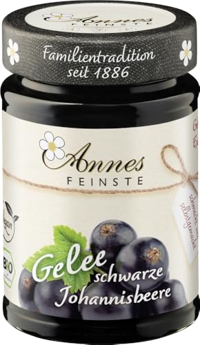 Bio Schwarzes Johannisbeer Gelee extra 2 x 225 gr von Annes Feinste