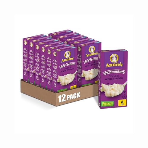 Annie's Shells & White Cheddar Macaroni & Cheese 6 oz. Box (Pack of 12) von Annie's Homegrown