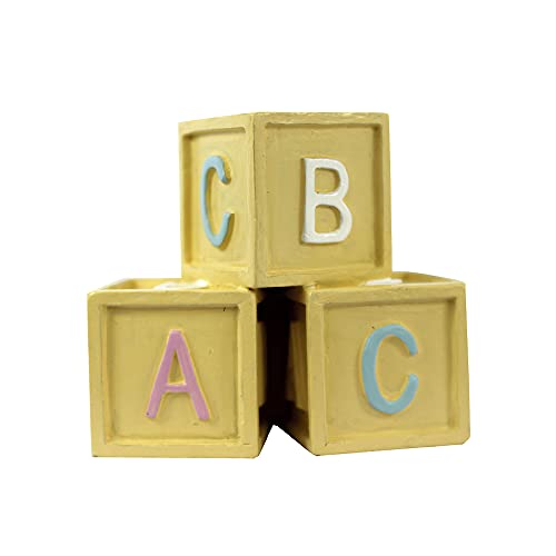 BABY BLOCKS RESIN TOPPER & CHRISTENING MOTTO von Anniversary House