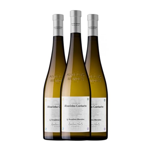 Anselmo Mendes Contacto Alvarinho Albariño Vinho Verde 75 cl Weißwein (Karton mit 3 Flaschen von 75 cl) von Anselmo Mendes Vinhos, Lda