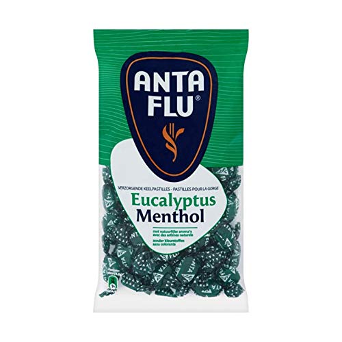 Halspastillen | Anta Flu | Nährendes Halspastillen-Eukalyptus-Menthol | Gesamtgewicht 300 Gramm von Anta Flu