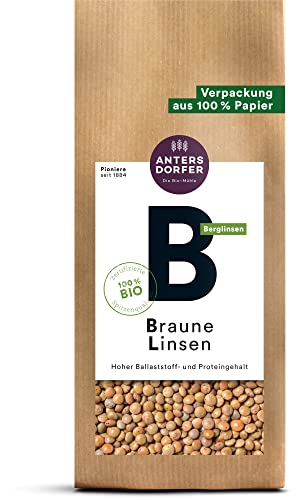 Antersdorfer - Die Bio-Mühle Bio Braune Linsen Berglinsen (2 x 500 gr) von Antersdorfer - Die Bio-Müh