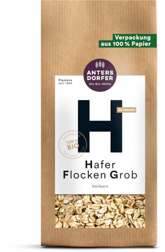 Antersdorfer - Die Bio-Mühle Bio Hafer Flocken Grob Vollkorn (1 x 500 gr) von Antersdorfer - Die Bio-Müh