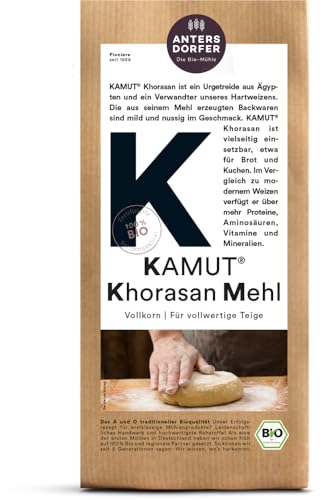 Antersdorfer - Die Bio-Mühle Bio KAMUT Khorasan Mehl Vollkorn (2 x 1 kg) von Antersdorfer - Die Bio-Müh