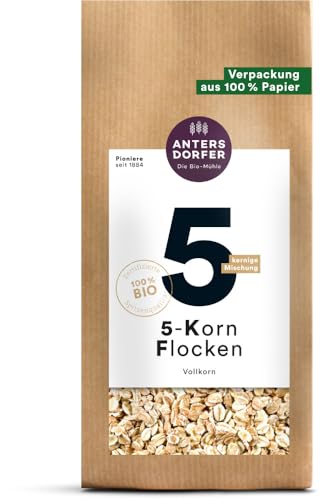 Antersdorfer - Die Bio-Mühle Bio 5-Korn Flocken Vollkorn (1 x 500 gr) von Antersdorfer - Die Bio-Mühle