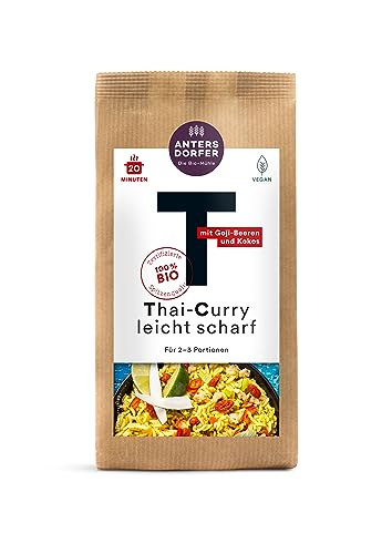 Thai-Curry leicht scharf mit Goji-Beeren und Kokos von Antersdorfer Mühle