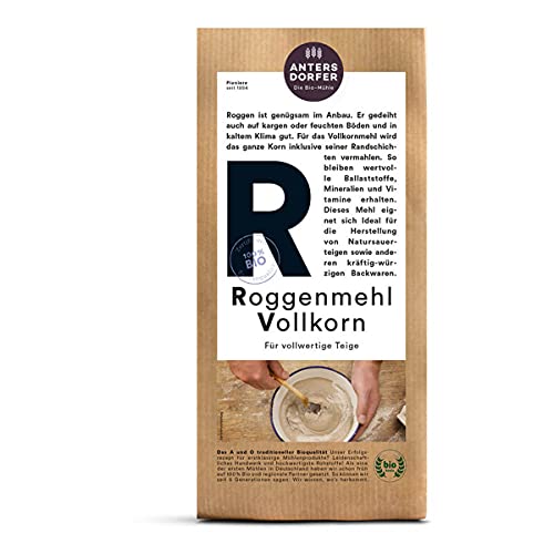 Antersdorfer - Roggenmehl Vollkorn bio - 1 kg von Antersdorfer