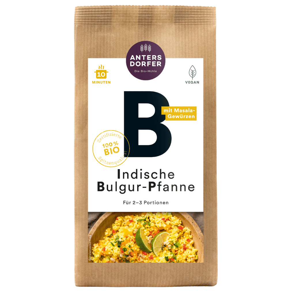 Bio Indische Bulgur-Pfanne von Antersdorfer