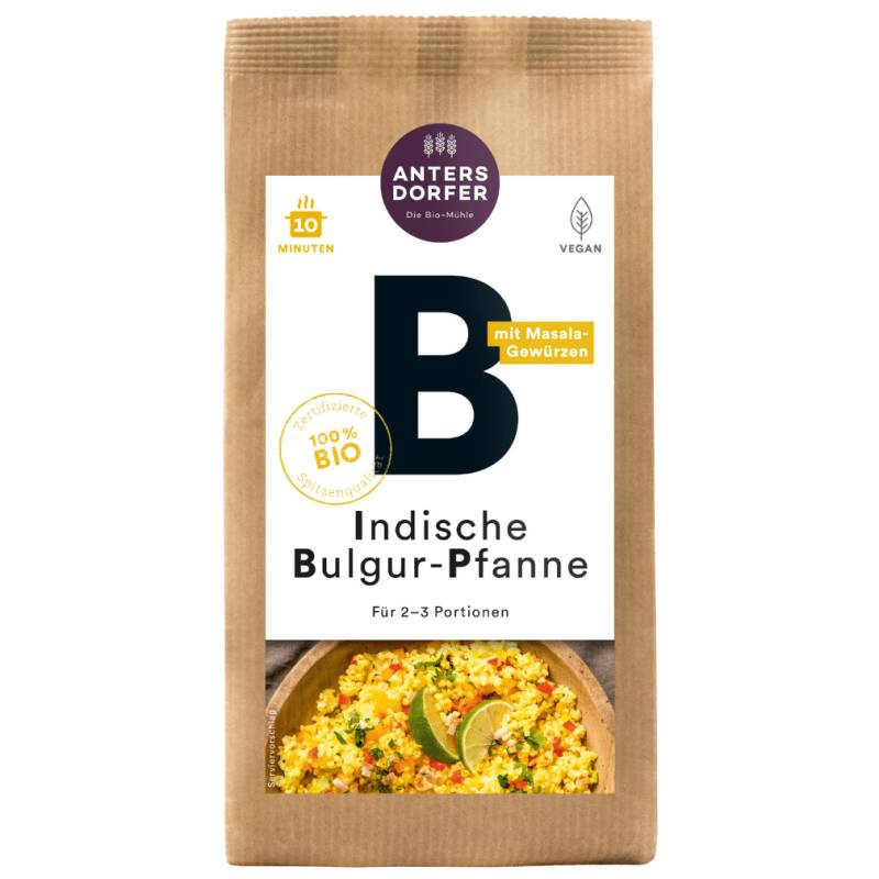 Bio Indische Bulgur-Pfanne von Antersdorfer