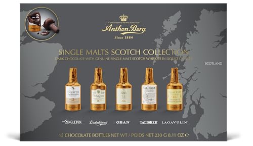 Anthon Berg 15-Piece Single Malts Scotch Collection Assorted Chocolates Set von Anthon Berg