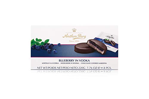 Anthon Berg Frucht in Marzipan "Blueberry in Vodka",220 g von Anthon Berg