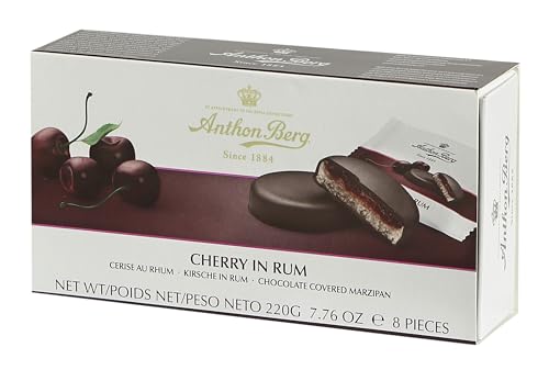 Anthon Berg Frucht in Marzipan "Cherry in Rum", 6er Pack (6 x 220 g) von Anthon Berg