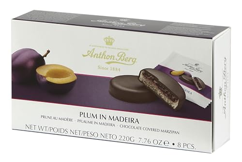 Anthon Berg Frucht in Marzipan "Plum in Madeira", Pack (1 x 220 g) von Anthon Berg