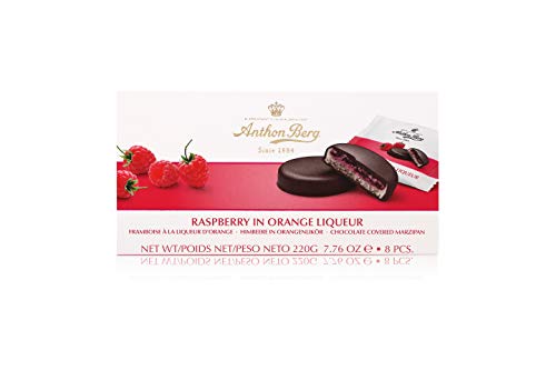 Anthon Berg Frucht in Marzipan "Raspberry in Orange Liqueur", 220 g von Anthon Berg