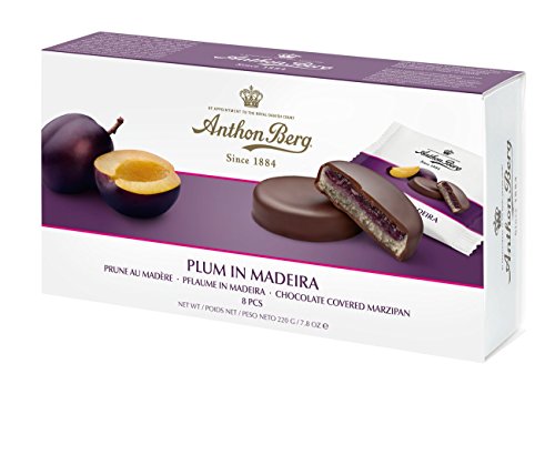 Anthon Berg Plum in Madeira Chocolate Covered Marzipans (Pack of 6) von Anthon Berg