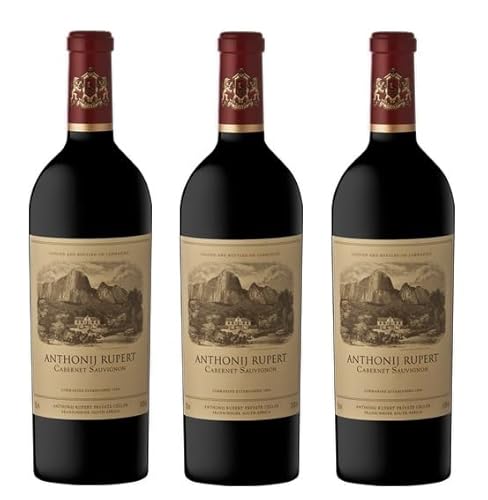 3x 0,75l - 2020er - Anthonij Rupert - Cabernet Sauvignon - Franschhoek W.O. - Südafrika - Rotwein trocken von Anthonij Rupert