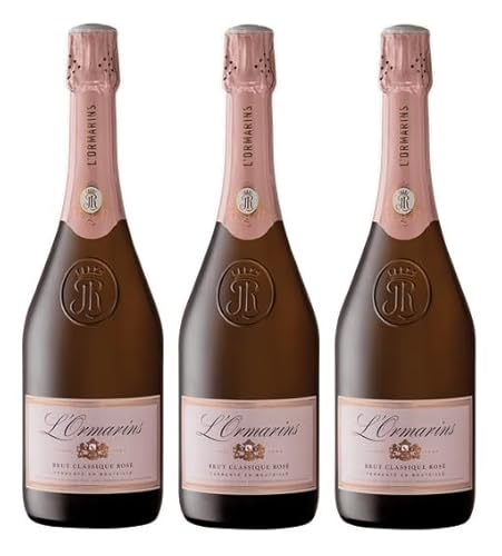 3x 0,75l - Anthonij Rupert - L'Ormarins - Brut Classique Rosé - Franschhoek W.O. - Südafrika - Rosé-Schaumwein brut von Anthonij Rupert