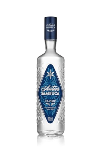 Antica Sambuca Classic | Italien | Sternanislikör mit 17 Kräutern | Intensiver Anisgeschmack | Pro-pour Technology | Award Winner | 700 ml | 38 % Vol. von Antica Sambuca