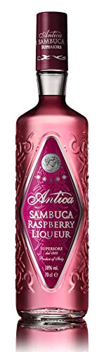 Antica Sambuca Raspberry | Italien | Sternanislikör mit Himbeergeschmack | Fruchtige Himbeeraromen + Anis | Pro-pour Technology | 700 ml | 38 % Vol. von Antica Sambuca