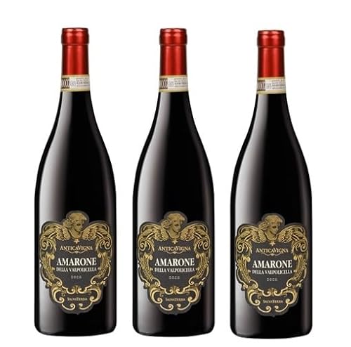 3x 0,75l - 2021er - Tenute Salvaterra - Antica Vigna - Amarone della Valpolicella D.O.C.G. - Italien - Rotwein trocken von Antica Vigna