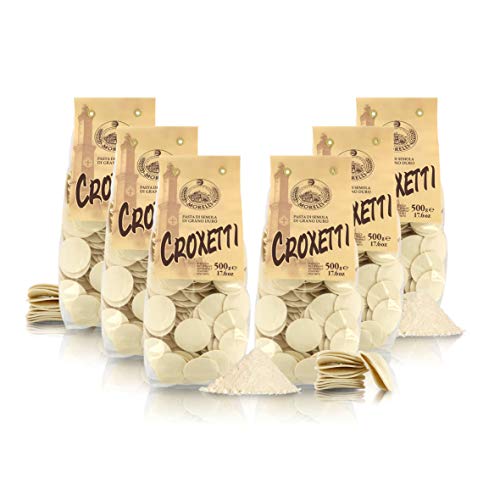 Antico Pastificio Morelli 1860 Srl Croxetti Typische regionale Paste, 6 Packungen à 500 g von Antico Pastificio Morelli 1860 Srl