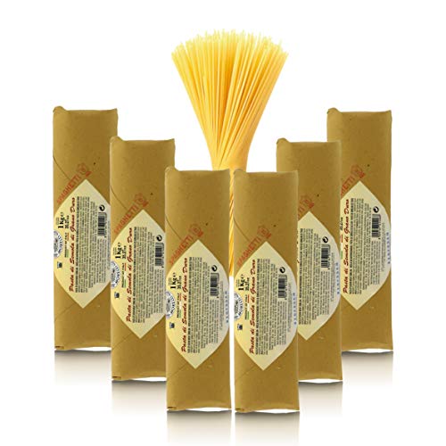 Antico Pastificio Morelli 1860 Srl Spaghetti Kochen 8 Minuten, typische regionale Pasta, 6 Packungen à 1 kg von Antico Pastificio Morelli 1860 Srl