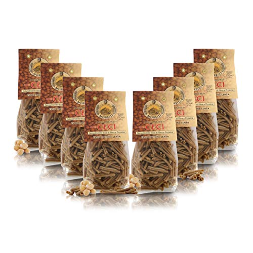 Antico Pastificio Morelli 1860 Srl Strozzaprete di Ceci, Pasta mit Legumi, 8 Packungen à 250 g von Antico Pastificio Morelli 1860 Srl