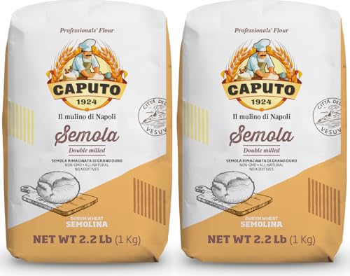 Antimo Caputo 00 Semola (Semolina Flour) - 2 Pack, 1 kg von Antimo Caputo