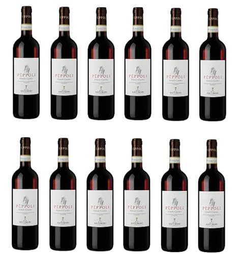 12x 0,375l - 2023er - Antinori - Tenuta di Pèppoli - HALBE - Chianti Classico D.O.C.G. - Toscana - Italien - Rotwein trocken von Antinori