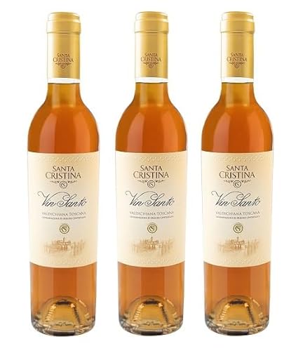 3x 0,375l - 2020er - Antinori - Santa Cristina - Vin Santo della Valdichiana D.O.P. - Toscana - Italien - Weißwein süß - Dessertwein von Antinori